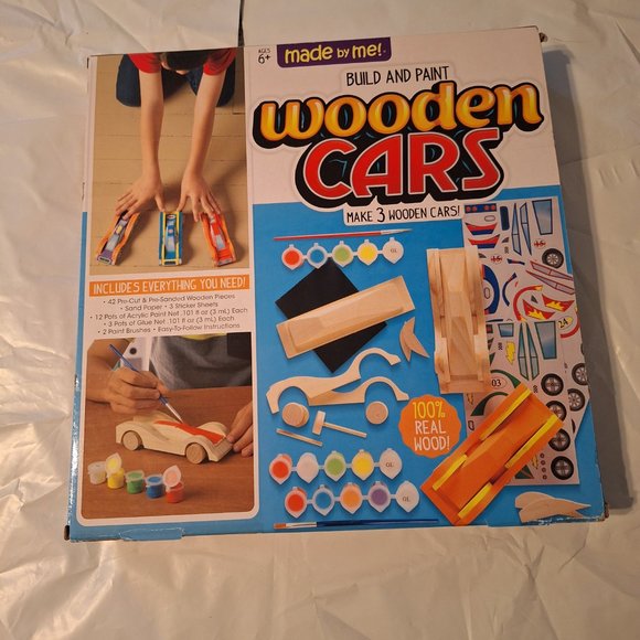 wooden cars build and paint - Picture 2 of 8